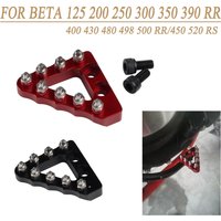 For BETA Enduro Xtrainer 300 250 350 125 200 390 400 430 480 498 500 RR 450 520 RS 2023 2014 Rear Foot Brake Pedal Step Tip Pegs