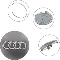 Accessories 4Pcs Car Hub Cover Auto Wheel Center Replace Caps Decoration For Audi A1 A3 A4 A5 A6 A7 A8 C5 Q3 Q7 Q5 Q2L R8 TT Q5L
