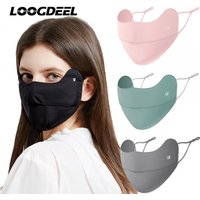 AliExpress LOOGDEEL UV Sun Protection Cycling Ice Silk Face Mask Adjustable Breathable Bandana Men Women Hunting Running Sports Mask Scarf