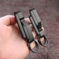 1pc Steel Waist Hook Molle Hanging Car Key Buckle Key Clip Belt Buckle Outdoor Buckle Keychain Bag Strap Tool