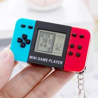 Retro Classic Tetris Handheld Game Console Keychain Portable Nostalgic Puzzle Toy for Men And Women