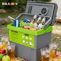 20L Portable Refrigerator Car Home Dual Use Mini Cooler Warmer Fridge for Outdoor Travel Camping Picnic Vehicle Truck Office