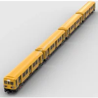 884pcs MOC Berlin U Bahn BVG Class F Trained Model Building Blocks Festival Gifts Assemble DIY Creative Idea Toy Birthday