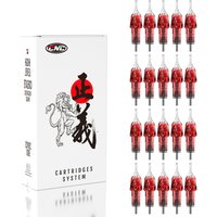 CNC 20Pcs Disposable Mixed #10 #12 Standard Cartridge Tattoo Needles Permanent Makeup Body Art For Tattoo Supplies Equipment