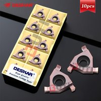 DESKAR Original Flat-Mounted Shallow Slot 16ER/IL0.5 16IR EL0.5-3.0 LF6018 Stainless Steel Machining Lathe Circlip Slot Tool Bit