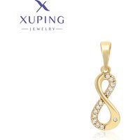 Xuping Jewelry Fashion Exquisite Light Gold Color Pendant Necklace for Women Christmas Popular Gifts X000892522