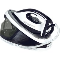 Homcom Strijkcentrum 2600 W 100 G/Min 8 Bars Eco-functie Keramische zool Anti-kalksysteem Verwijderbare tank 1,5 L Blauw