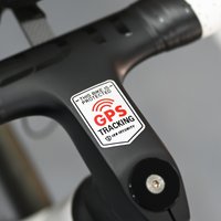 AliExpress GPS Bike Safety Sticker - Bike Frame Reflective Anti-Theft Warning Decal, Waterproof and Durable, Enhanced Visibility