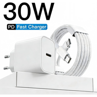 30W For Original Type C Fast Charger For iPhone 17 16 15 Pro Max Plus PD Charging Cable Charger Phone Accessories