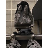 Black Backpack Canvas Unisex Casual Fashion Street Style High-Capacity Backpack Outdoors School Backpack for College Students