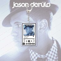 Jason Derulo Keychain Acrylic Whatcha Say Talk Dirty Song Lyrics Music Pendant Pop Star Key Ring for Fans Car Bag Charm Gift