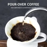 coffee filter paper, hand brewed coffee filter paper, v01 suitable for 1-2 people, suitable for homes, offices, coffee shops