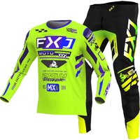 AliExpress NEW 2025 FXJ green enduro motocross gear set mx jersey pants green motorbike clothing mtb carracing suit Off Road equipment
