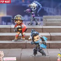 POP MART Overwatch Potg Play Of The Game Series Figure Blind Box Collectible Toys Cute Desktop Decoration Birthday Gift For Kids