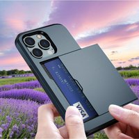 Luxurious Wallet Case for iPhone 16 17 15 14 plus 13 12 11 Pro Max Slide Card Case Coque Card Slots Cover