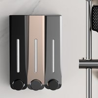 500ML soap dispenser wall mounted manual press soap box hand soap bottle large capacity shampoo shower gel bottle