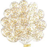 20/30/50/100pcs Golden Confetti Balloons Party Balloons 12inch Latex Confetti Balloons Birthday Balloons Party Decoration Weddin