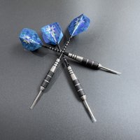 Darts 3pcs/set Of Metal High-grade Stainless Iron Needle Competition Training Black Aluminum Rod Laser Wing Entertainment
