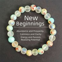 Beginnings Lucky Bracelet Natural Stone Bracelet For Women Men Money Health Crystal Citrine Tiger Eye Bracelet Wholesale