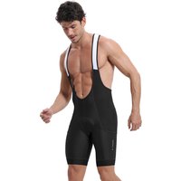 AliExpress X-TIGER Men's Cycling Bib Shorts High-Waisted Breathable Quick Dry MTB Road Bike Shorts with 2 Side Pockets & Pro Padded Chamois
