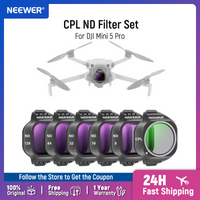 NEEWER CPL ND Filter Set for DJI Mini 5 Pro (CPL/ND8-ND128), Snap On Circular Polarizing Polarizer Neutral Density Lens Filter