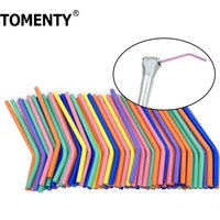 250pcs TOMENTY Dental Disposable Air Water Syringe With Plastic Core Nozzles Tips Tubes 3-Way Triple Teeth Whitening Dentist