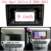 Car Radio Fascia Frame For Opel Zafira B Astra H 2004-2014 9 inch Stereo Panel Wiring Harness Power Cord Cable Canbus Decoder