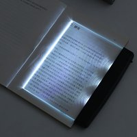 Ultra-Thin LED Flat Panel Reading Light Eye Protection Night Vision Student Book Light Creative Eye Care Reading Lamp