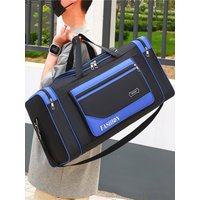 Large Capacity Travel Bag Handheld Single Shoulder Short Trip Business Trip Lightweight Storage Luggage Bag Sporty Style