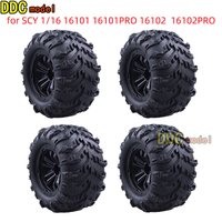 RC car Wheel Tires for SCY 1/16 16101 scy16102 16101Pro 16102Pro 1:16 remote control RC Car Spare Parts Upgrade wheel 6034