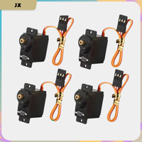 4PCS JX Servo PDI-1109MG 9g 2.5kg Metal Gear Digital Mini Servo for Fixed Wing 1/18 RC Car Boat Robot Arm Helicopter