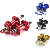 36H Bike Disc Bearing Front Rear Hub Aluminium Alloy Mountain Road Bike Hubs Set With Quick Release Lever Skewers Bicycle Parts