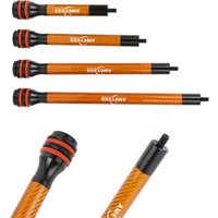 Carbon Fiber Archery Bow Stabilizer Rod 6 8 10 12 Inch Vibration Dampener OD 20mm Compound Recurve Bow Hunting Shooting Target