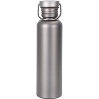 AliExpress NONE 600ml 750ml Titanium Water Bottle Outdoor Camping Supplies Tourism Sports Cycling Hiking Camping Water Bottle