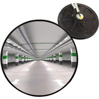30cm Outdoor Security Convex Mirror Adjustable Wide Angle Corner Mirrors for Traffic Safety Road Parking Lot Blindspot Mirror