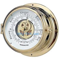 L8RC 180mm Diameter Brass Barometer Maritimes Barometers for Sailing Ship Weather Instrument Marine Weather Stations