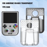 TPU-Schutzhülle für ANBERNIC RG 406V Handheld-Spielekonsole, klare, kratzfeste, stoßfeste Hautabdeckung mit verbessertem Gehäuse