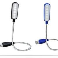 Portable Travel USB LED Mini Book Light Reading Light Flexible 6LEDS Lamp USB Lamp For Power Bank Laptop Notebook PC Computer