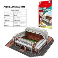 3D football field paper jigsaw puzzle Stadium building model,The Perfect Gift for Liverpool fans