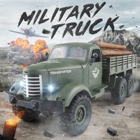 JJRC Q60 Q75 1:16 Symulacja samochodu RC THAAD Sześciokołowa ciężarówka wojskowa Model wspinaczki terenowej Zabawki samochodowe dla dzieci RC Prezent świąteczny