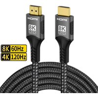 48Gbps HDMI-compatible Cable 8K 60Hz 1m 2m 3m 5m Ultra High Speed HDMI 2.1 Cable 4K 120Hz HDR 3D Effect Video Cable for HDTV PC