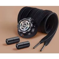 1 Pair of No-Tie Sport Locks - Rotating Buckles for Thick Laces, Quick Fasten Unisex for Outdoor & Athletic Shoes