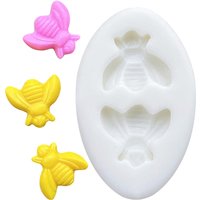 Mini Bee Silicone Mold Sugarcraft Chocolate Cupcake Baking Mold Resin Fondant Cake Decorating Tools