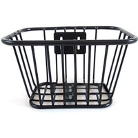 AliExpress NONE Easy To Install Bicycle Rear Basket Fixed Durable Metal Bike Rear Basket Black/Silver Adjustable Enlarged Bike Basket