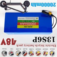 New original 13S5P 48v 20ah battery 500-1000W large capacity lithium battery uses most vehicles and supports product customizati