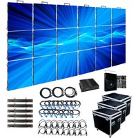 4mx3m Turnkey Complete System P2 P3 P2.6 P2.9 P3.91 LED Display 500mmx500mm LED Panel Backdrop Indoor Outdoor Rental LED Screen