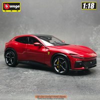 Burago Diecast car model 1/18 Purosangue FUV Static display car models Collect car models