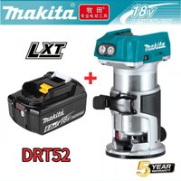 New Makita DRT52 Cordless Compact Router for Precision Multi-Tasking Edge & Slotting 18V LXT