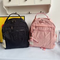 Waterproof Nylon Canvas Laptop Backpack Dual Shoulder Bag Large Capacity Bookbag Unisex Lightweight British Style Soft Handle