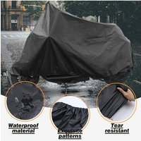 AliExpress NONE Black Full Coverage Bike Shelter Waterproof Dustproof Sun Shade Cover for Outdoor Use